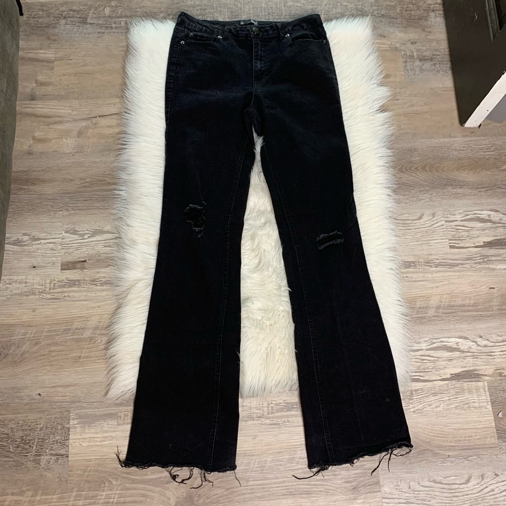 BBJ Los Angeles Black Boot Cut Jeans